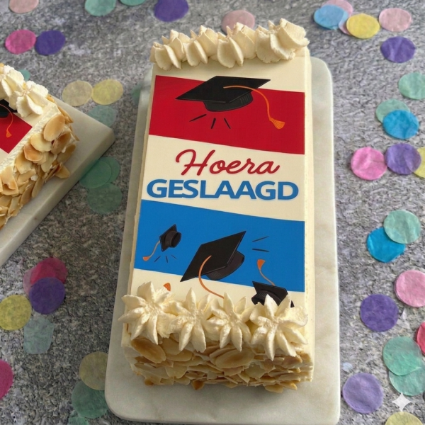 geslaagd slagroomschnitte