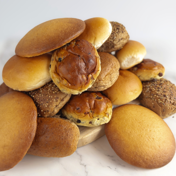 witte puntbroodjes per 8