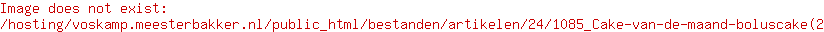 Cake van de maand